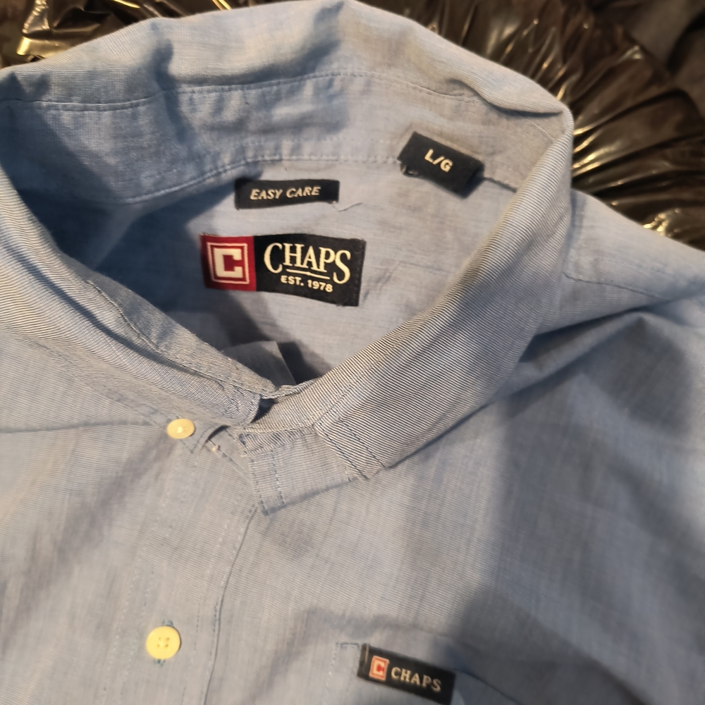 Chaps Men's Large Blue Shirt